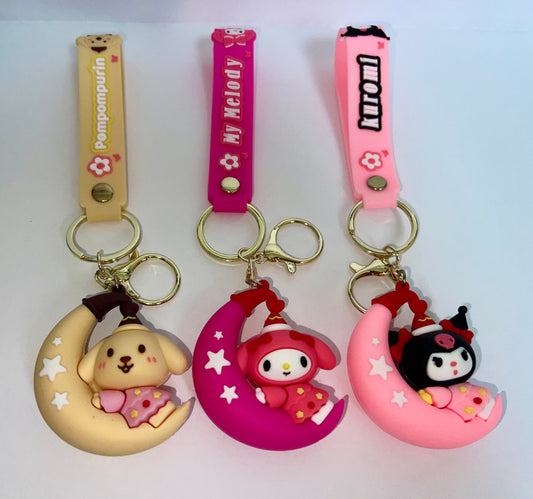 Moon Themed Keychains