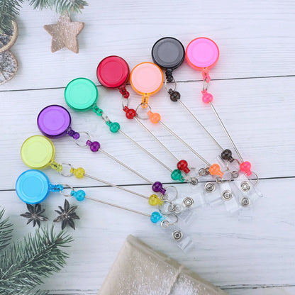 5PC Beadable Badge Reels